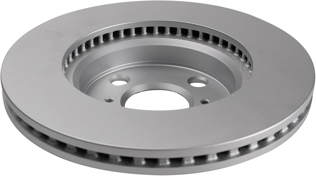 TRQ Front Brake Pad and Rotor Set Ceramic G Coated Vented Rotors Compatible with 2013 Scion iQ