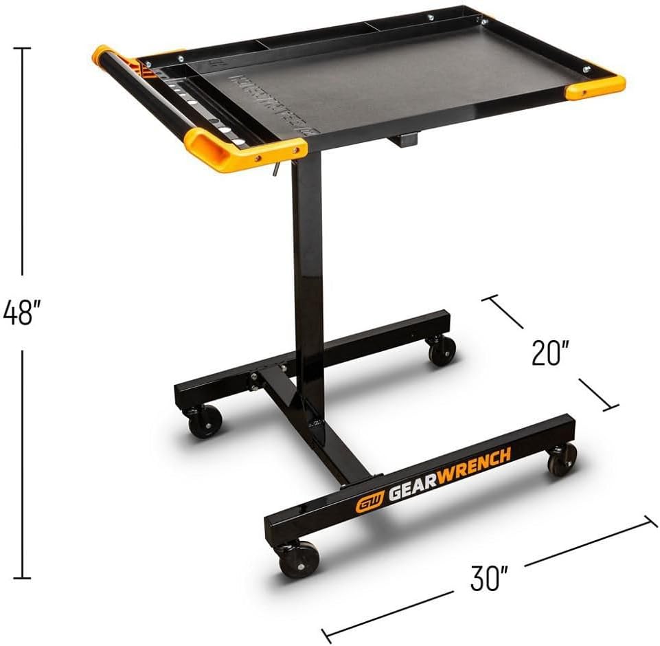 GEARWRENCH Adjustable Height Mobile Work Table 35 To 48' - 83166