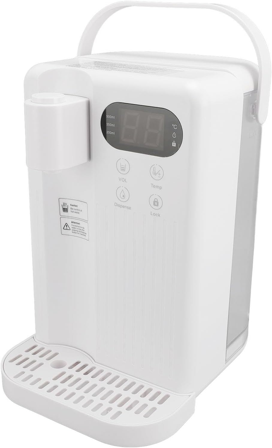 Water Boiler and Warmer, 3L Instant Hot Water Dispenser, 12 Adjustable Water Temperature Settings Countertop Water Boiler with Child Lock for Table Top (US)