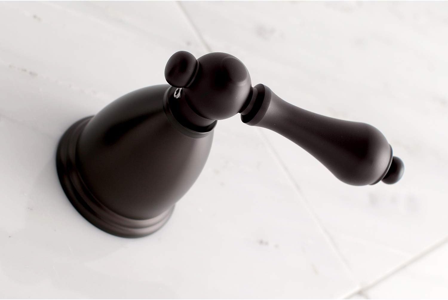 Kingston Brass KS3125AL Vintage 2-Handle Wall Mount Bathroom Faucet, Oil Rubbed Bronze