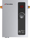 ThermoMate Tankless Water Heater Electric, 11kW 240 Volt On Demand Instant Hot Water Heater for Point of Use, Self-Modulating LED Display Knob Control, ETL Certified, 2.15GPM at 35°F Rise