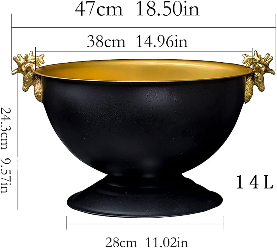 Ice Buckets Large Capacity Ice Bucket Stainless Steel Restaurant Champagne Basin Indoor Outdoor Beverage Ice Bucket Party Bar Wine Basin Insulated Ice Bucket