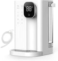 SinSed electric hot water dispenser sunbeam hot shot Small instant hot household water purifier tabletop pumping water boiler 4-stage temperature control(Color:b), Size