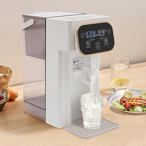 3L Instant Hot Water Dispenser, 1500W Electric Tea Kettle Large Water Boiler Maker Countertop Rectangular Water System Dispenser with NTC Probe Detect for Homes Offices Schools