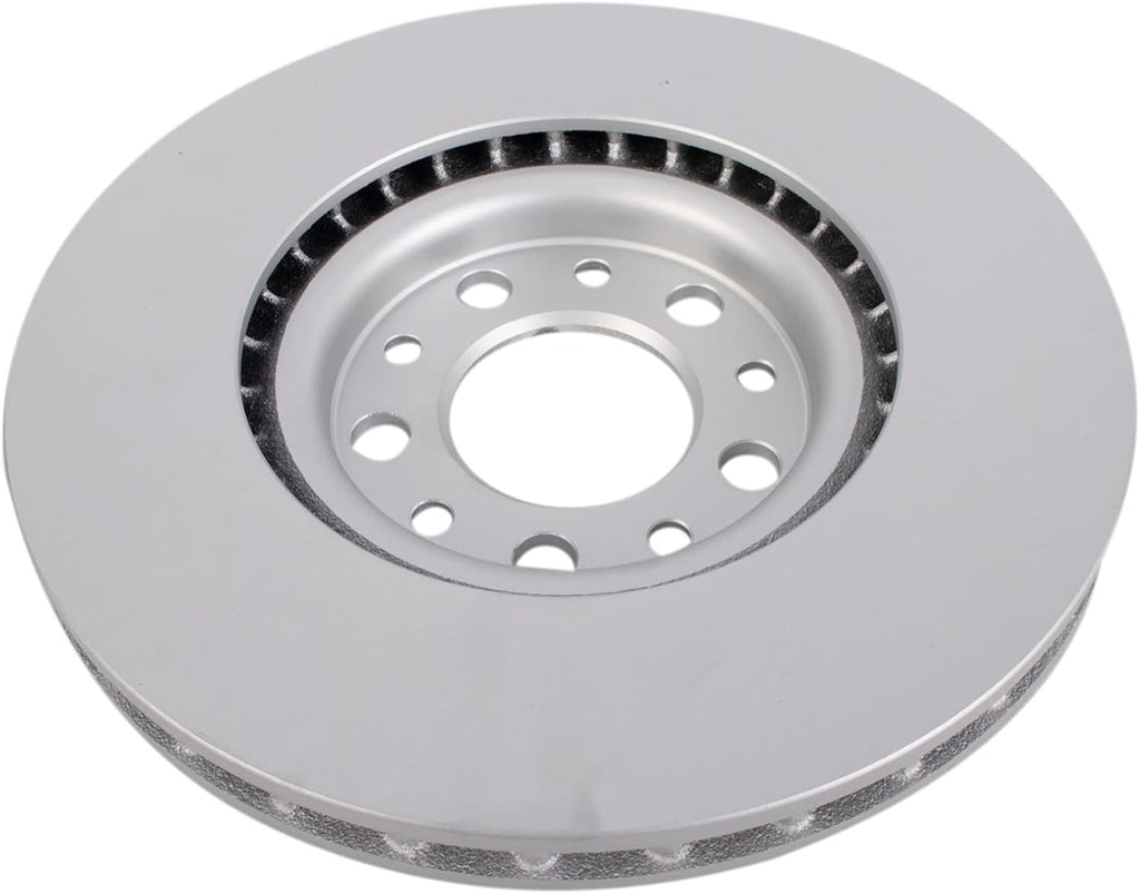 TRQ Front Brake Pad and Rotor Set Ceramic G Coated Vented Rotors Compatible with 2015-2017 Chrysler 200 2013-2016 Dodge Dart