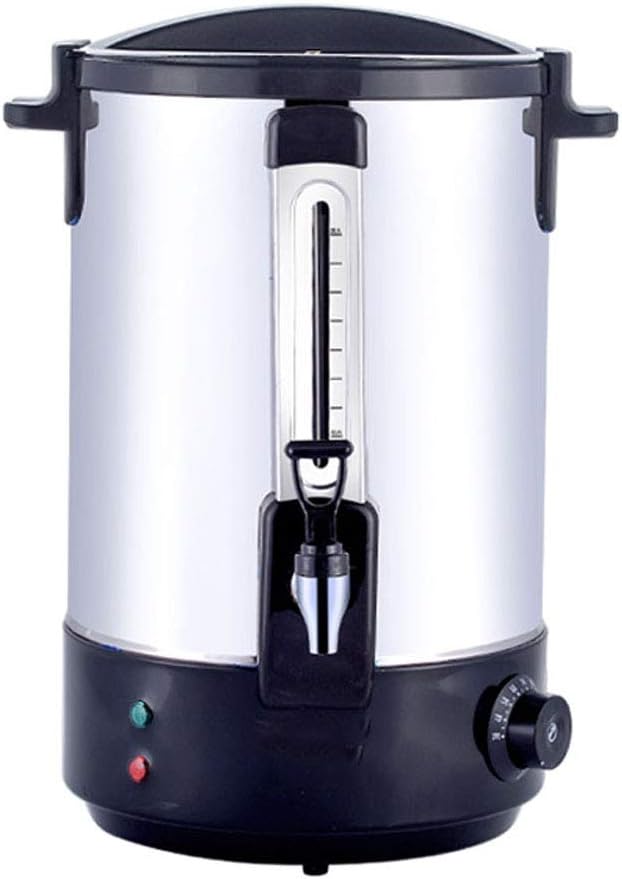 Electric Hot Water Dispenser, Electric Kettles Stainless Steel Commercial Coffee Maker Urn Water Boiler Beverage Warmers (15L)