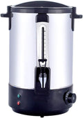 Electric Hot Water Dispenser, Electric Kettles Stainless Steel Commercial Coffee Maker Urn Water Boiler Beverage Warmers (15L)