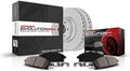 PowerStop Front Brake Kit for Mini Cooper 2007-10 - Fully-Coated Disc Rotors with Z23 Carbon-Fiber Ceramic Brake Pads Upgrade, CRK6068