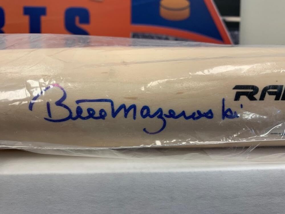 Bill Mazeroski Beckett Authenticated w/Serial # COA Signed Autographed Rawlings Baseball Bat Pittsburgh Pirates