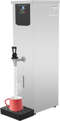 3000W Commercial Hot Water Dispenser, 30L Electric Water Boiler 13.2Gal/H Countertop Hot Water Machine with Step Heating & 24H Timer, 86-206°F Temperature Control for Restaurant, Home, Boba Tea