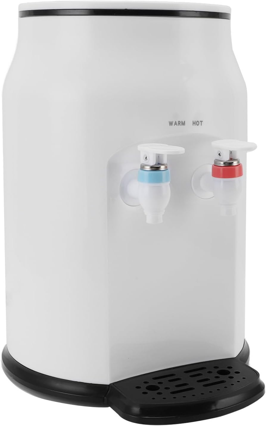 Countertop Water Dispenser, 500W Electric Hot Water Dispenser, Top Loading, 85 to 95°C Hot Water, ABS Material, US Plug 110V, 9.4x13.4in Size