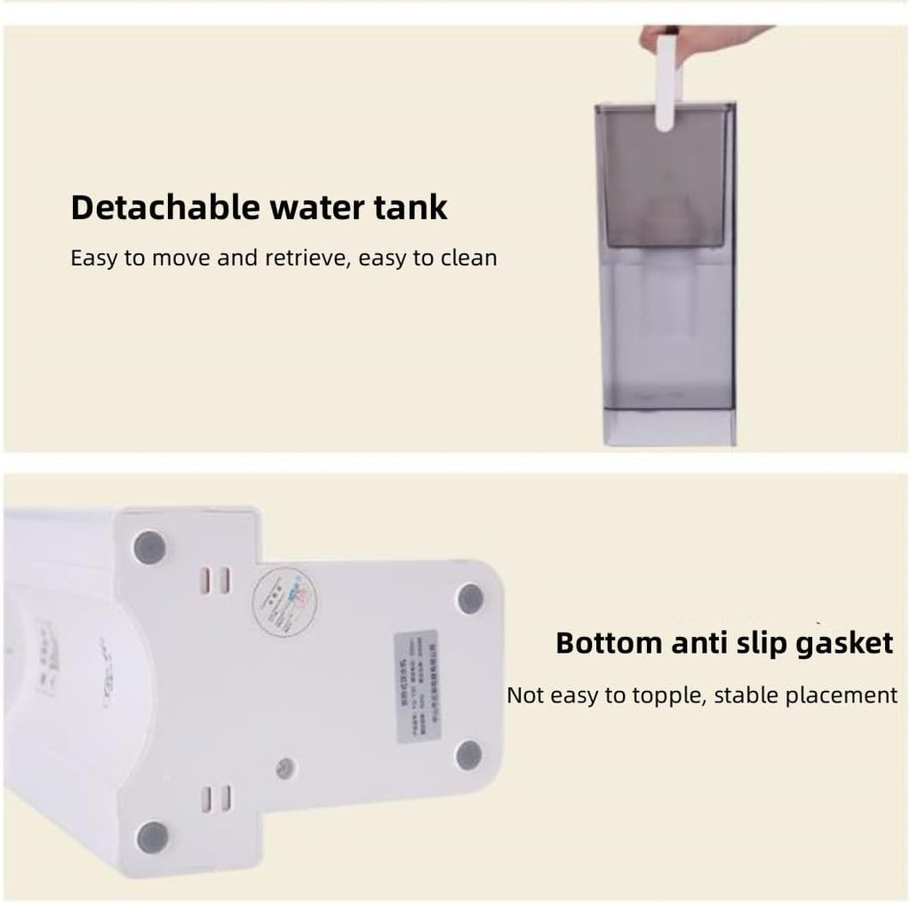 Instant Hot Water Dispenser, HotCup Hot Water Dispenser ，3L Capacity,household Small 3-second Instant Hot Water Kettle, with Carry Handle Ideal for Hot and Cold Drinks (White)