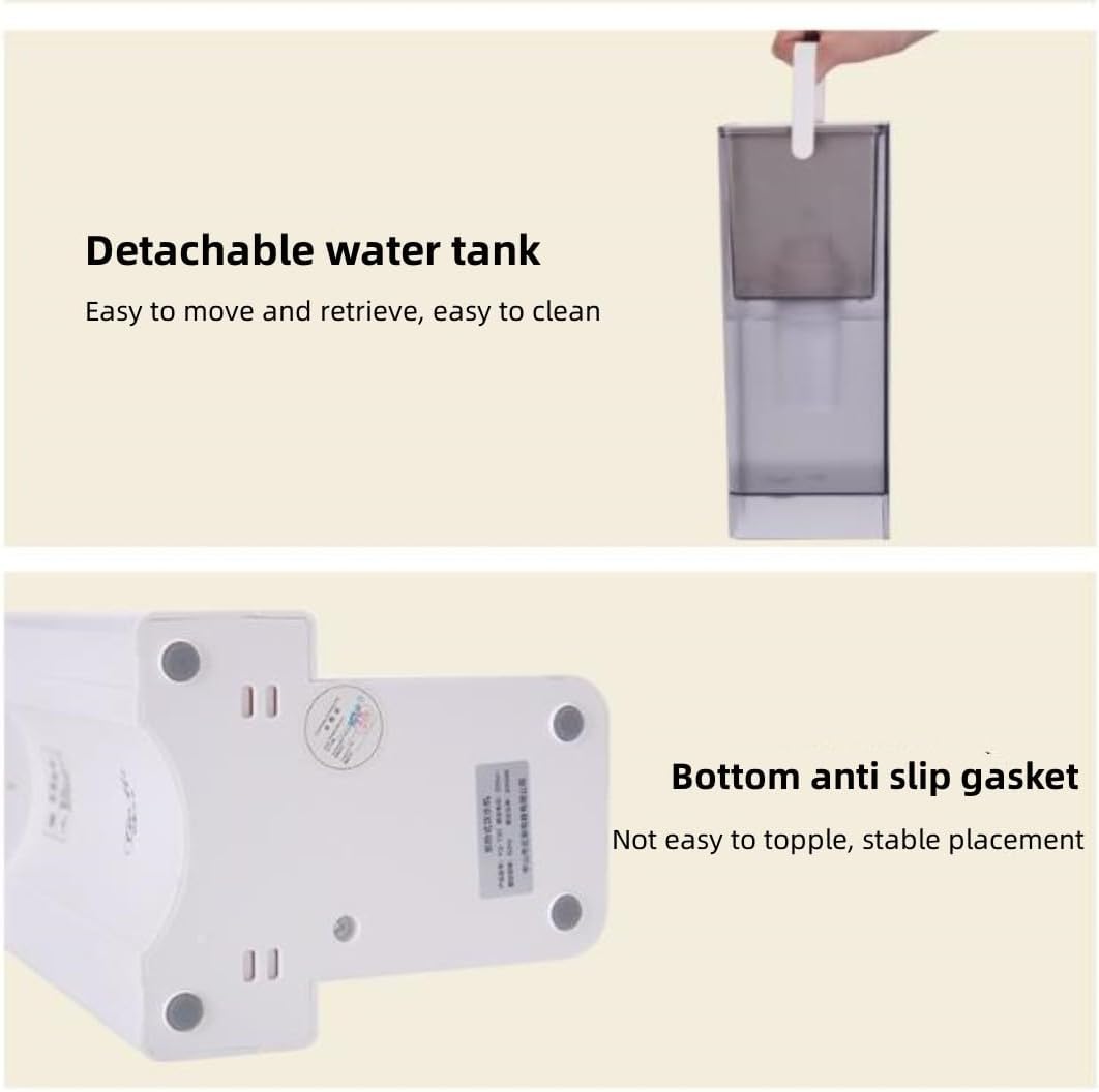 Instant Hot Water Dispenser, HotCup Hot Water Dispenser ，3L Capacity,household Small 3-second Instant Hot Water Kettle, with Carry Handle Ideal for Hot and Cold Drinks (White)