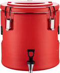 Commercial Thermal Insulation Large Container,Stainless Steel Hot Water Dispenser Coffee Urn, with Faucet for Restaurants, Soups, Durable & Convenient (Size:40L)