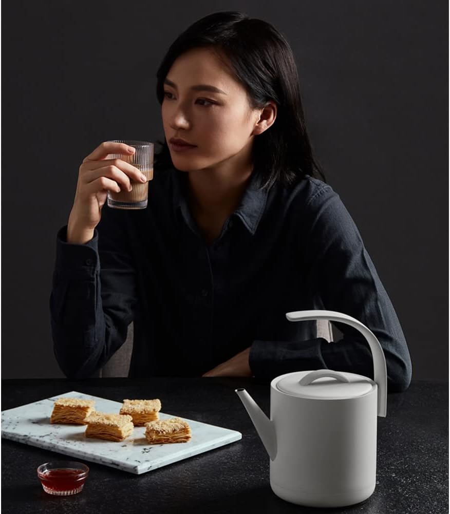 Electric Brewing Kettle, 850Ml Water Station, Quick Boiling Long-Mouth Kettle, Automatic Boiling Water for Tea, Special Kettle for Coffee,Black