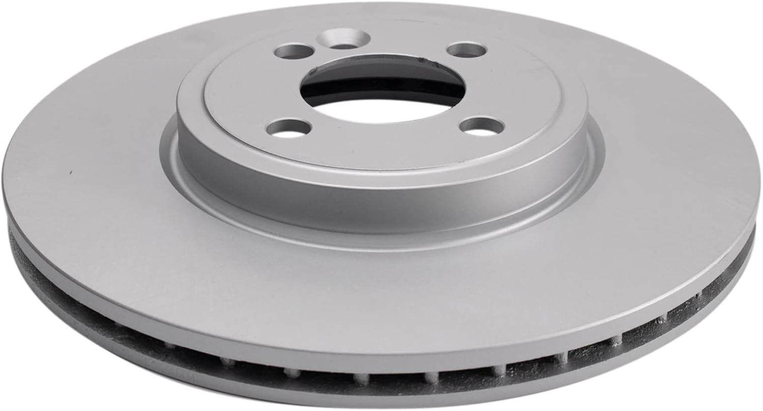 TRQ Front Brake Pad and Rotor Set Ceramic G Coated Vented Rotors Compatible with 2007-2015 Mini Cooper