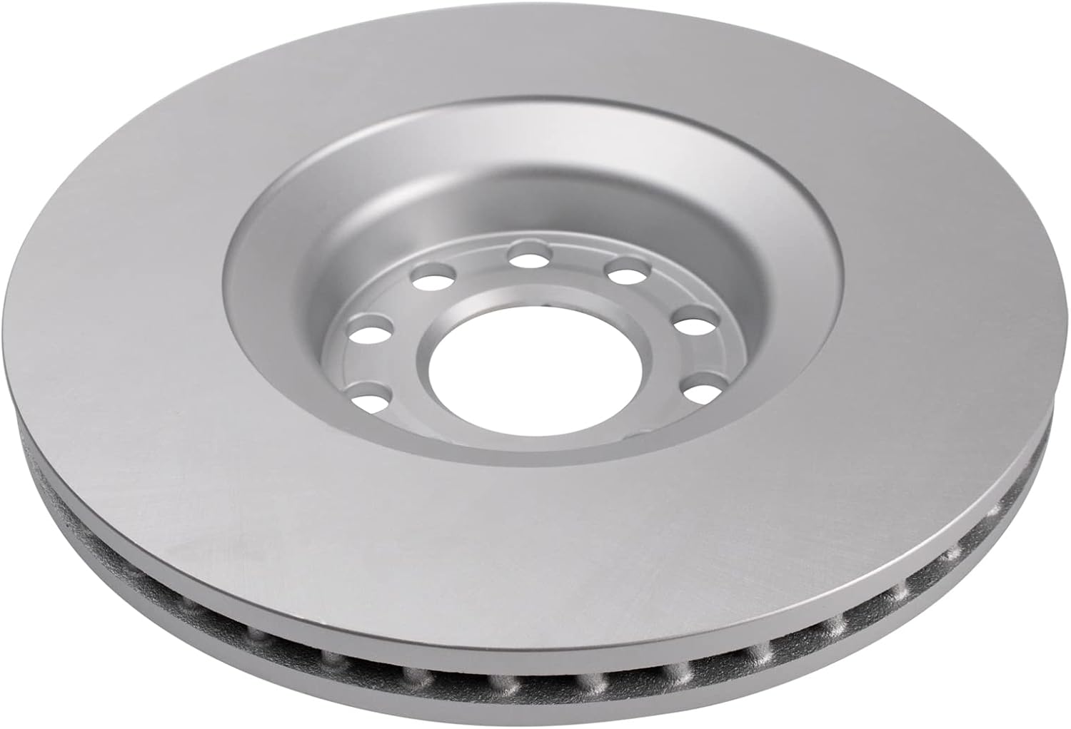 TRQ Front Brake Pad and Rotor Set Ceramic G Coated Vented Rotors Compatible with 2005-2009 Audi A4 A4 Quattro