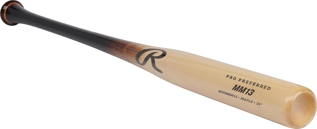 Rawlings | Pro Preferred Maple Wood Baseball Bat | Gameday Profile - Trout/Harper/Machado/Albies