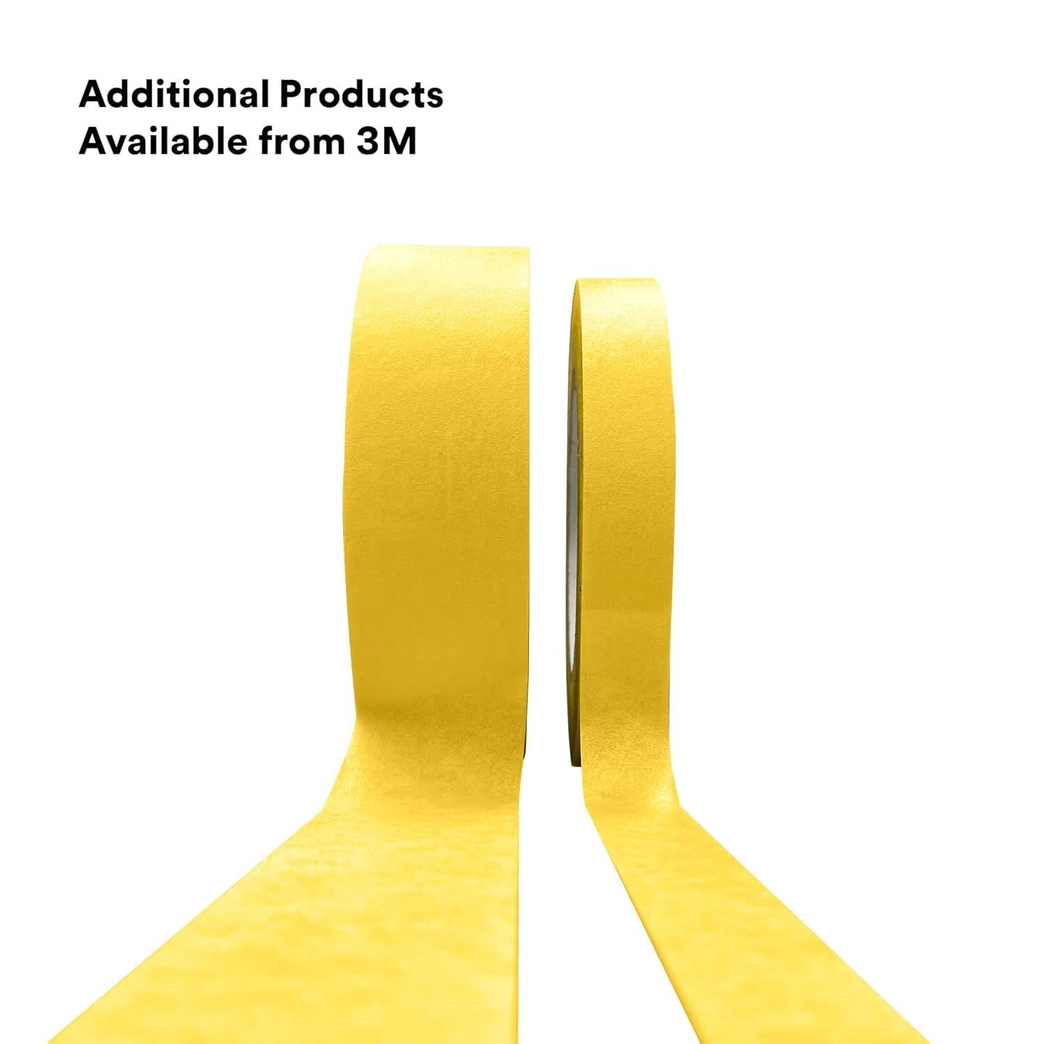 3M Automotive Refinish Masking Tape, 36 mm x 55 m, Yellow, 24 Pack – High-Performance Tape for Precise Auto Painting and Detailing