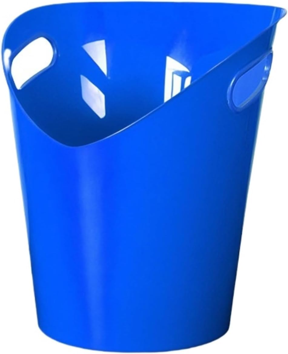 QUQUQ Wine Bucket for Bar Thick Plastic Ice Bucket Slanted Handle for Parties Home Bar KTV Commercial Home Parties Decor(Blue)