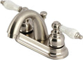 Kingston Brass KB5618PL Restoration 4-Inch Centerset Lavatory Faucet, Brushed Nickel