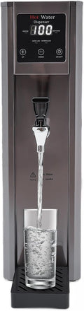 Commercial Hot Water Dispenser, Electric Water Boiler Warmer 30L/H, Hot Water Machine 10L/2.64Gal, Instant Heating LCD Display for Coffee & Milk Tea,1800W