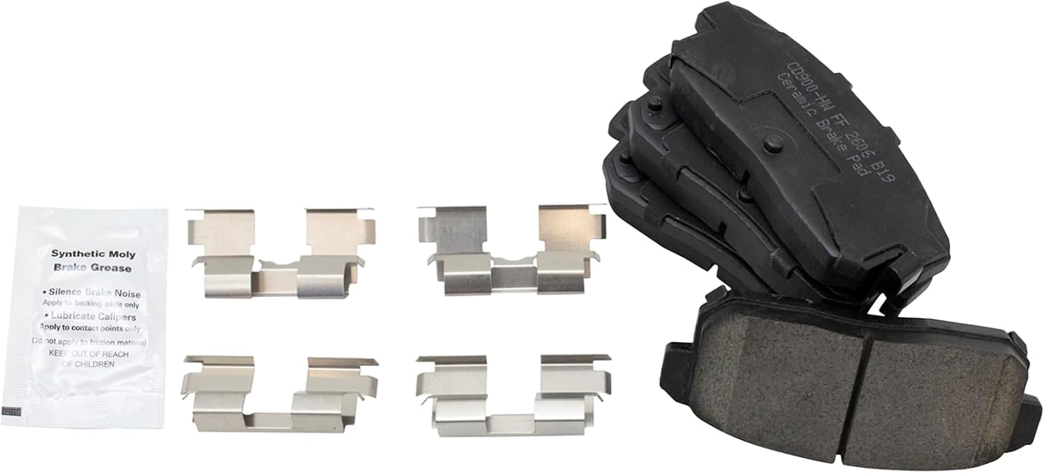 TRQ Front and Rear Brake Pad and Rotor Set Ceramic Vented Solid Rotors Compatible with 2001 Nissan Maxima 2001 Infiniti I30