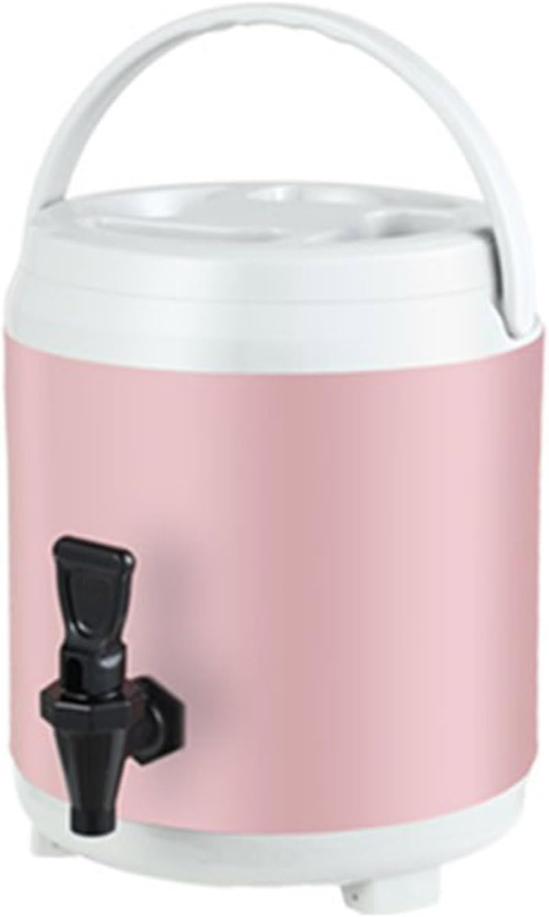 Catering Urn Hot Water Dispenser with Faucet, Stainless Steel Insulated Beverage Dispenser Commercial Milk Tea Barrel,Cold & Hot Drinks Dispenser Container Beer Server for Coffee Restaurant Drink Sh