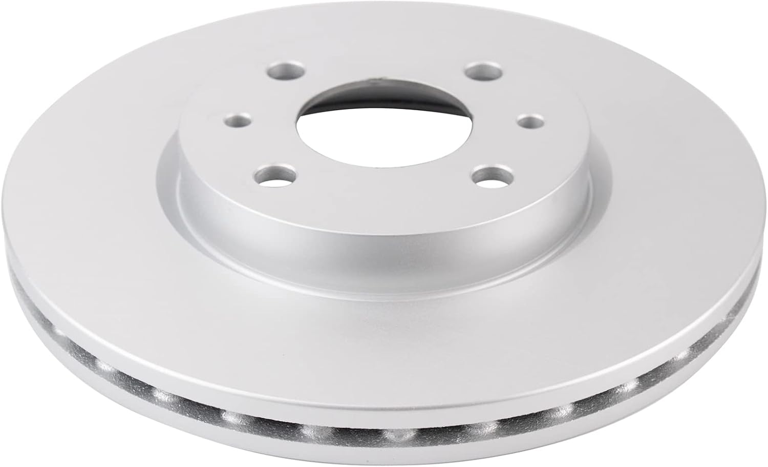 TRQ Front Brake Pad and Rotor Set Ceramic G Coated Vented Rotors Compatible with 2012-2017 Fiat 500