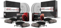 PowerStop Front and Rear Brake Kit for Ford Escape 2017-19 - Fully-Coated Disc Rotors with Z23 Carbon-Fiber Ceramic Brake Pads Upgrade, CRK7569