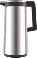 Electric Kettle Stainless Steel Shell Insulated Kettle Household Large Capacity Hot Water Bottles Glass Inner Coffee Pot Tea Kettle,1.9L