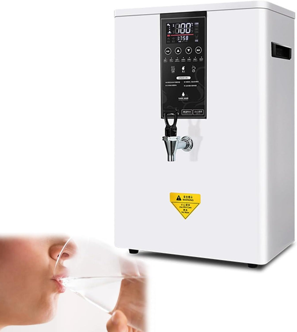 Wall-Mounted Instant Hot Water Dispenser, Electric Kettle with Temperature Control & Spout – Fast Boiling Water for Coffee & Home Office Use(White,50L)