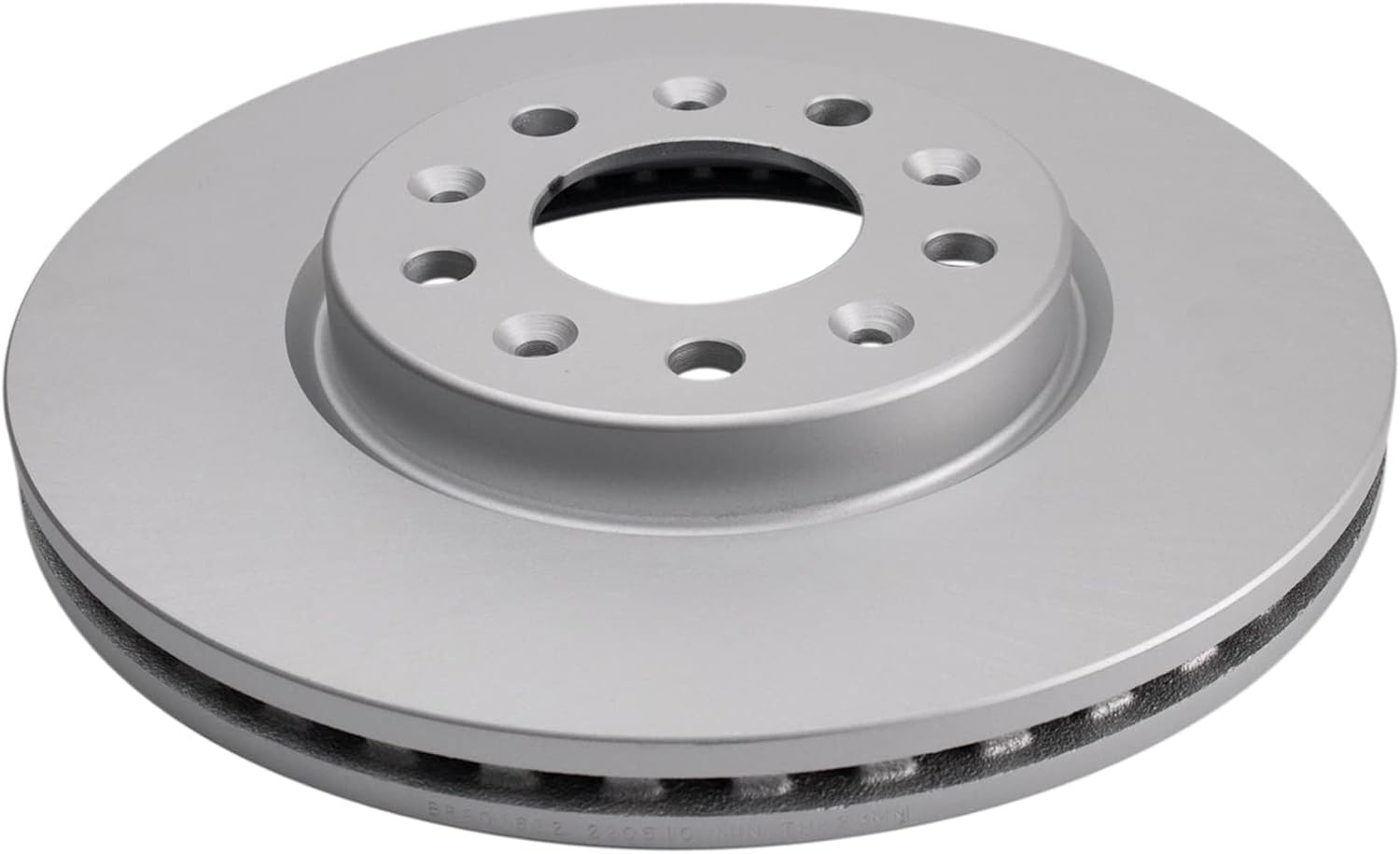 TRQ Front Ceramic Brake Pad and Rotor Set Coated Compatible with 18-20 Chevrolet Equinox L4 1.5L with 300mm Diameter Front Rotors 16-19 Chevrolet Malibu