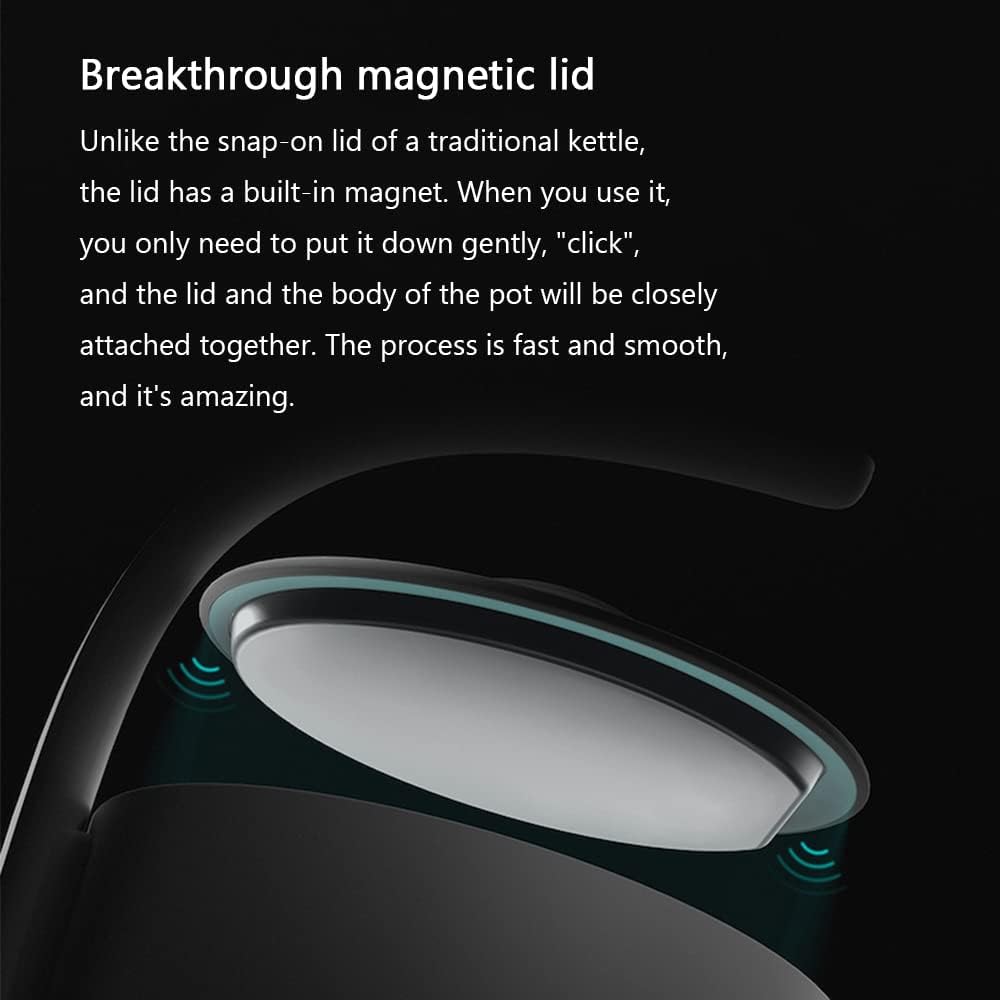 Electric Tea Water Kettle, 850Ml Stainless Steel Tea Kettle, Automatically Shut Off and Boil Dry to Protect Water, Tea and Coffee