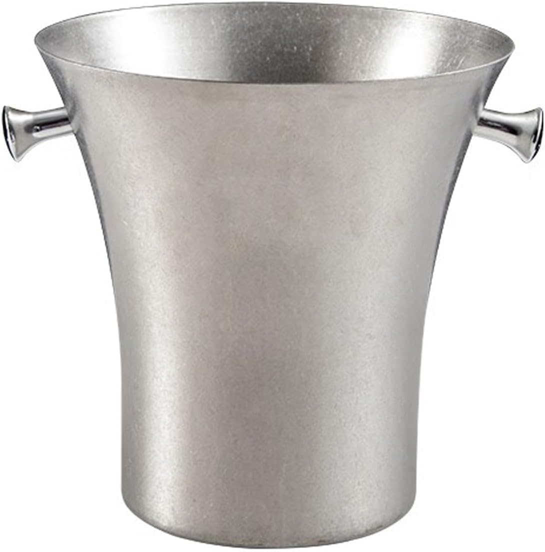 Ice Buckets Ice Bucket Stainless Steel Champagne Bucket, Silver Wine Chiller Ice Buckets for Parties Festival Bar Outdoor or Indoor Use, 5L Insulated Ice Bucket
