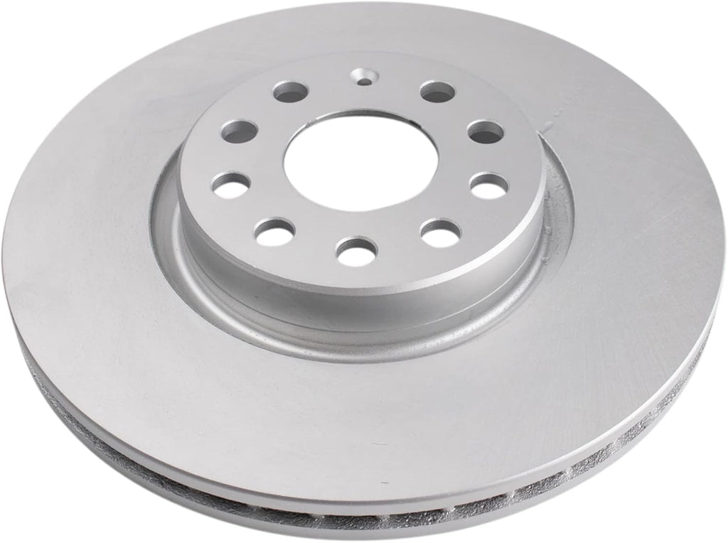TRQ Front Brake Pad and Rotor Set Ceramic Coated Vented Rotors Compatible with 2012-2020 Volkswagen Passat 2009-2018 Tiguan 2015-2018 Audi Q3 2015-2018 Q3 Quattro