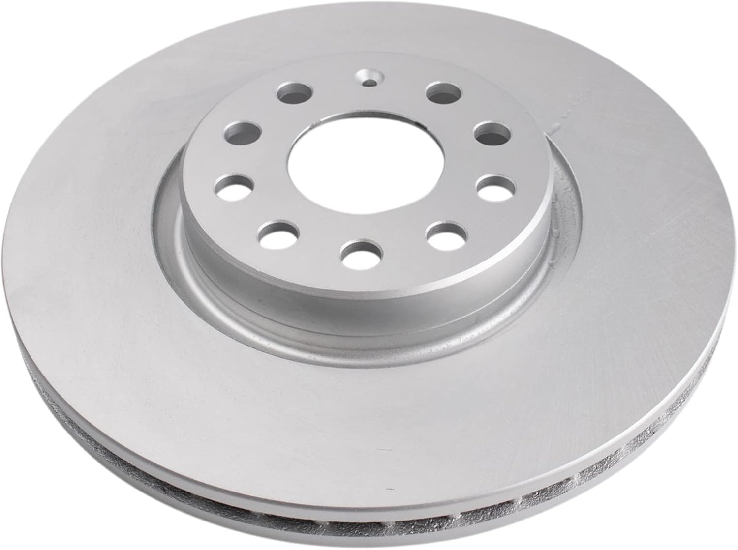 TRQ Front Brake Pad and Rotor Set Ceramic Coated Vented Rotors Compatible with 2012-2020 Volkswagen Passat 2009-2018 Tiguan 2015-2018 Audi Q3 2015-2018 Q3 Quattro