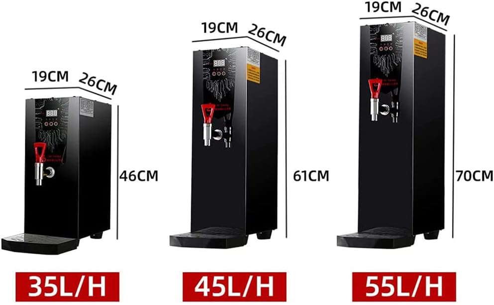 Commercial Hot Water Heating Water Boiler, Water Boiler Commercial Catering Pot Mulled Wine Warmer for Parties, Catering Kitchens, Cafes, Offices,45L/H