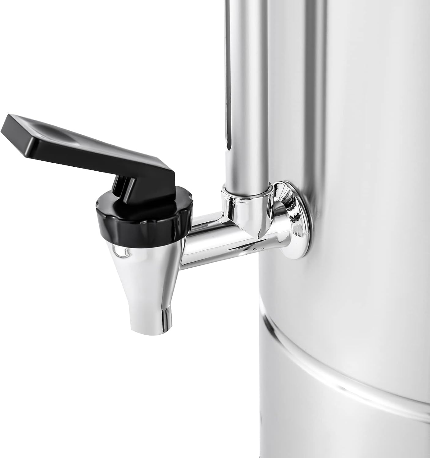 Stainless Steel Electric Coffee Urn - 10L Commercial Tea & Coffee Maker, Hot Water Dispenser for Home, Cafes, Buffets, Offices, Hotels & Events, Adjustable 30-110°C