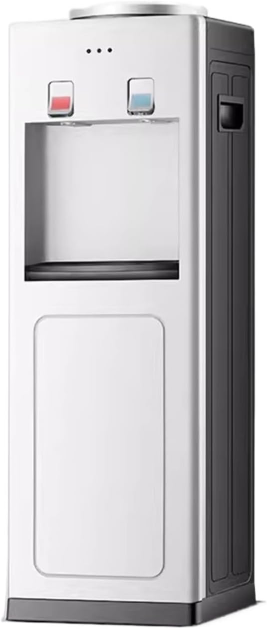 Water Dispenser Vertical Water Dispenser Household Fully Automatic Intelligent Small Hot Water Mini Office Mounted Water Bucket Water Cooler Dispenser(Ice Warm)