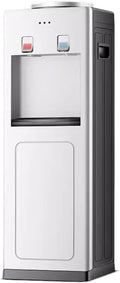 Water Dispenser Vertical Water Dispenser Household Fully Automatic Intelligent Small Hot Water Mini Office Mounted Water Bucket Water Cooler Dispenser(Ice Warm)