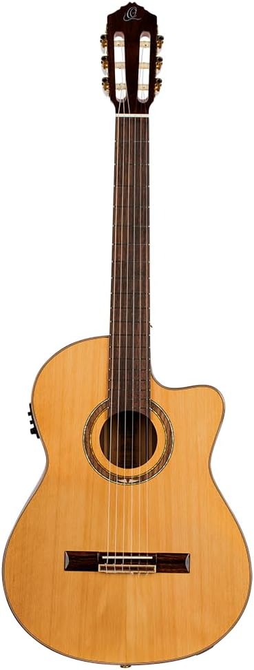 Performer Series Solid Top Medium Neck Acoustic-Electric Nylon Classical Guitar w/Bag