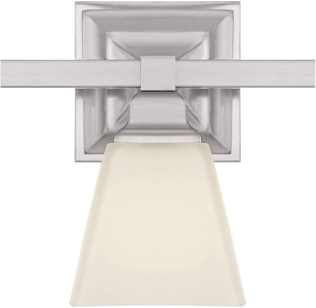 Regency Hill Mencino-Opal Wall Mount Light Satin Nickel Silver Metal Hardwired 35 1/4' Wide 5-Light Fixture Etched White Glass Shade for Bathroom Vanity Mirror House Home Room Decor