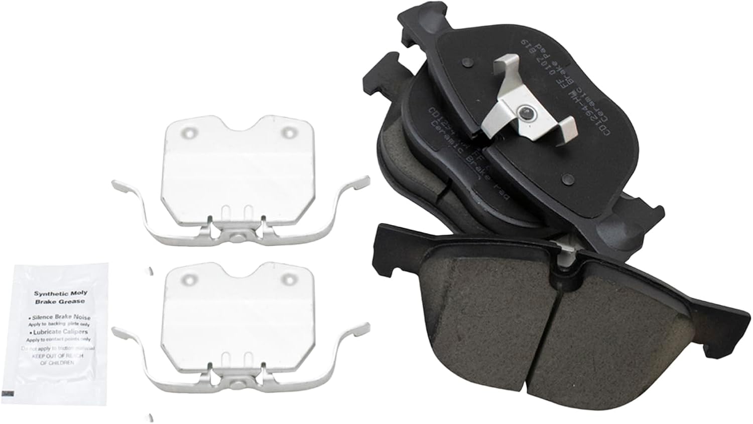 TRQ Front Brake Pad and Rotor Set Ceramic Vented Rotors Compatible with 2007-2018 BMW X5 2011-2019 X6