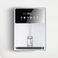 Wall Mounted Instant Heat Water Cooler Dispenser, Electric Countertop Hot Water Machine, LED Touchscreen with Child Lock, for Boba Tea Coffee Office Restaurant(White)