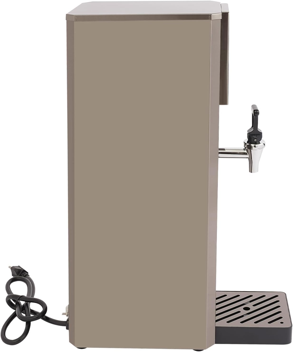 Countertop Electric Hot Water Dispenser, 20L(5.3Gal)/Hour Commercial Stainless Steel Water Boiler, 1800W Water Step-Heating Machine for Tea/Coffee Shop/Office/Restaurant, Adjustable Temp 104-210.2℉