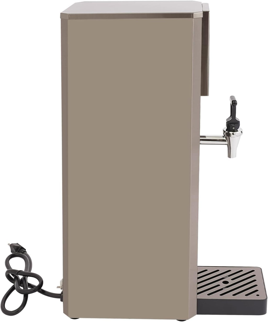 Electric Water Boiler, 1800W 7.8L/2.06gal Hot Water Dispenser, Adjustable Temperature Water Boiler, Large Capacity Step-Heating Temperature Control 104-210.2℉, for Coffee Shop Office Restaurant