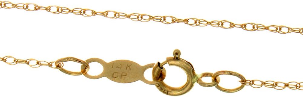 14k Yellow Gold Animal Charm Necklace Pendant, 3-D Enamel Ladybug Charm Necklace Pendant, with 18 Inch Chain