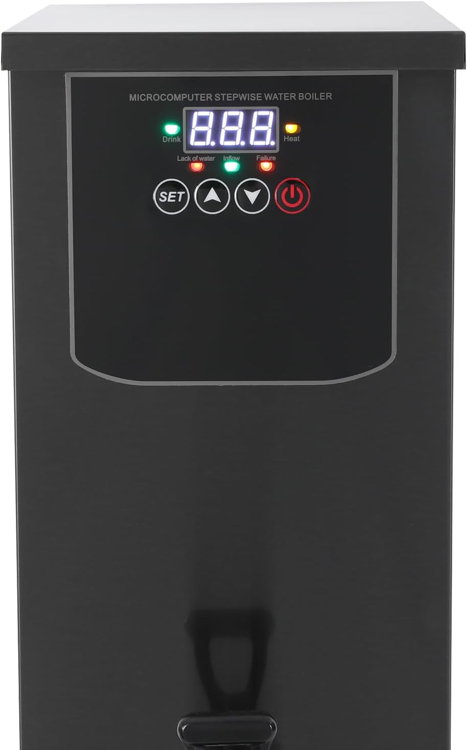 30L/7.93Gal Commercial Commercial Hot Water Boiler, Electric Countertop Dispenser, Step-heating Temperature Control 86°F-206°F, for Tea Coffee Office Restaurant, 3000W