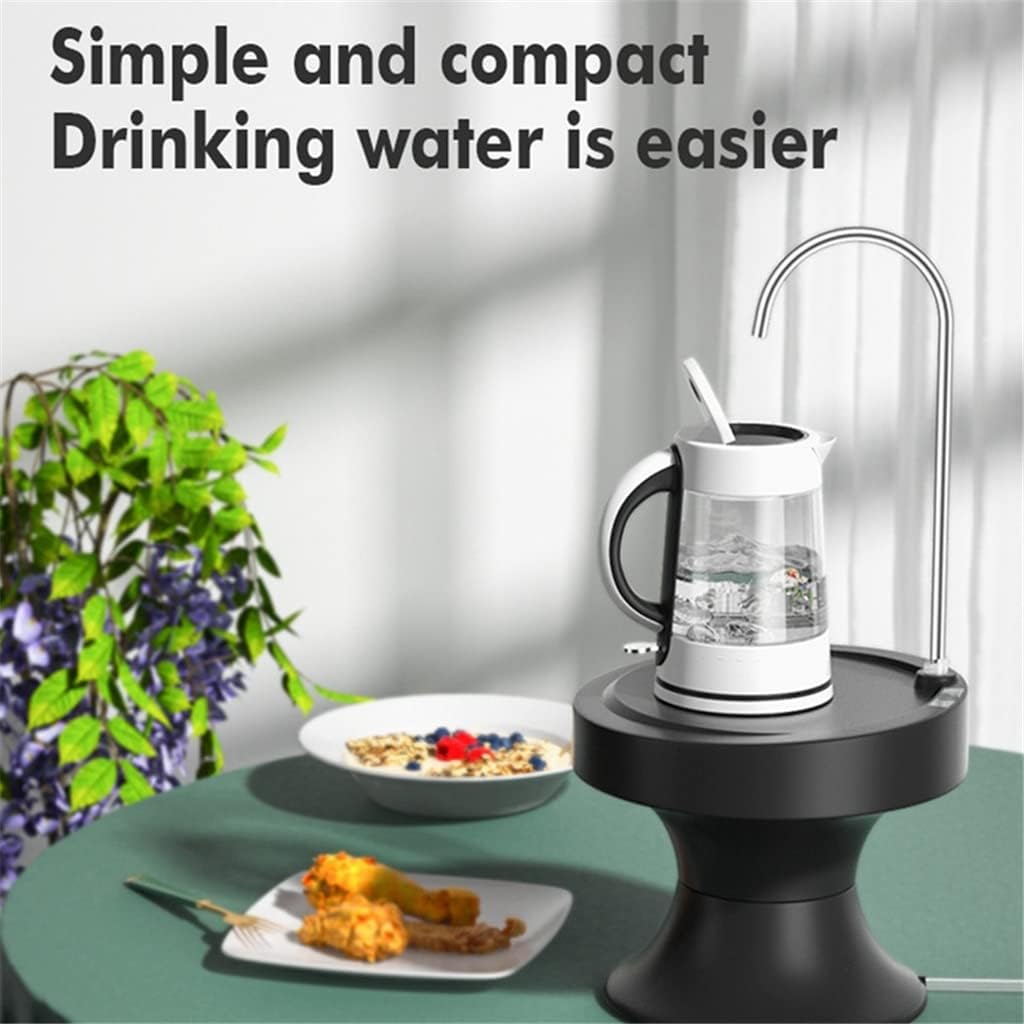 Automatic Electric Drinking Water Dispenser Pump with Removable Tray for 1-5 Gallon Bottle Portable for Home/Kitchen